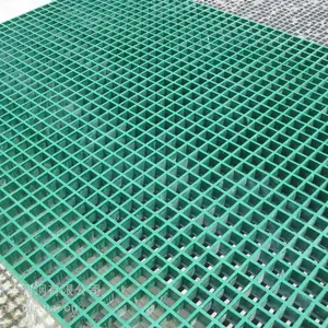 供应张掖洗车房玻璃钢格栅 绿化带树篦子 小孔径 十字格 养殖可用
