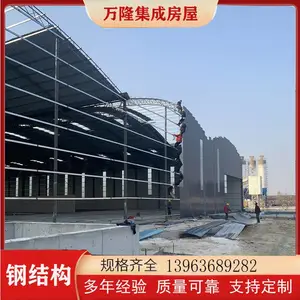 智慧梁场电动推拉棚 多规格款型 万隆 工地彩钢料棚 石料棚 可包工包料