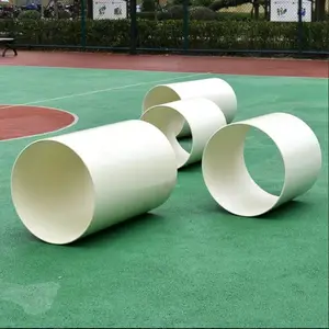 幼儿园室外塑料滚筒游戏玩具儿童户外攀爬架平衡木感统训练组合