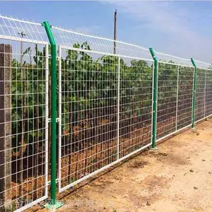 农业综合示范区围墙围栏 果蔬采摘体验园林绿色金属围栏 种植基地隔离栏杆