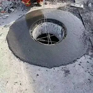 黑色快硬自流料市政井盖修补专用快干快硬水泥