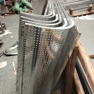 铝单板氟碳漆雨棚酒店别墅外墙门头小区屋檐廊架来图定制铝板造型