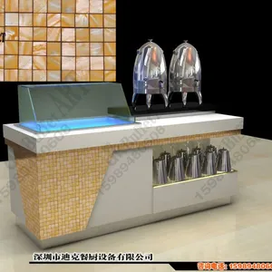 深圳餐台人造石自助餐台 布菲台 餐炉 自助餐炉生产厂家
