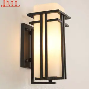 跨境户外壁灯厂家杰明朗 JML-WLL-A1728 led简约现代创意庭院灯中式过道防水外墙阳台壁灯