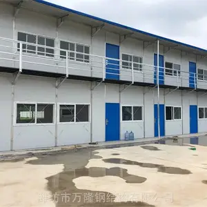 工地多联体活动板房 山东济南雅致板房材料 找潍坊万隆集成房屋