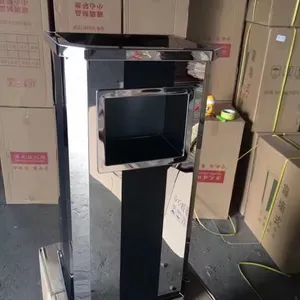 朝阳不锈钢特大号垃圾桶椭圆形垃圾桶高铁垃圾桶