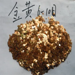 专业生产金云母黄金云母片金红云母片合成金云母