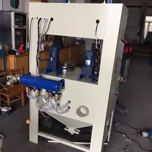 南京半自动转盘喷砂机 保温瓶内胆喷砂 喷砂厂家定制设备