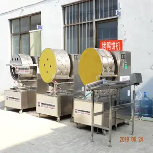小型烤鸭饼机 简单易学烤鸭饼机器 自动烤鸭饼机