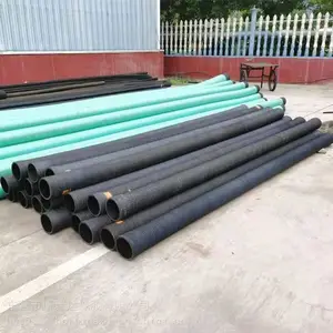 博瑞达 大口径吸排胶管 钢丝骨架胶管38mm~500mm 吸排水管 吸排排沙管