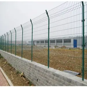包塑铁丝护栏 林业围栏网 公路封闭双边丝防护网