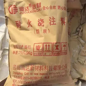 磷酸结合捣打成型的玻璃窑炉底用锆质捣打料中性刚玉捣打料