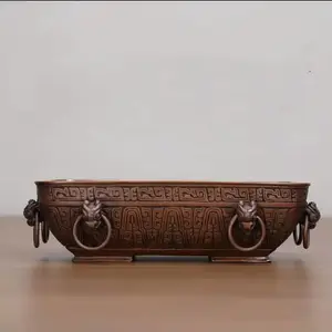 黄石特色礼品 商务礼品 铜工艺品 创意产品 青铜器礼品 旅游商品紫铜虢季子白盘