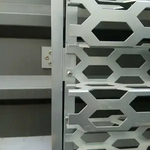 汽车4s店外墙幕墙菱形冲孔铝板 尺寸定制