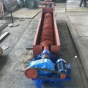螺旋洗矿机螺旋洗沙机小型移动式洗沙机振动筛制沙机大型筛沙机滚筒式震动