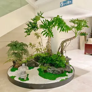 沈阳办公区仿真绿植摆放