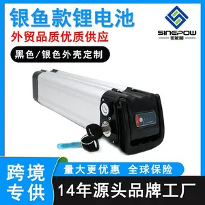 48v60v银鱼外壳电动自行车锂电池组批发