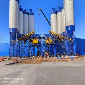 大型免基础 混凝土搅拌站 工程商混拌合站