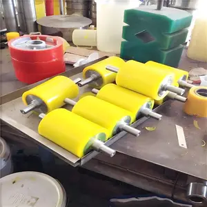 铁轮捆胶胶轮抛光胶辊辊翻新加工 耐磨 耐温烫金胶辊进口材质