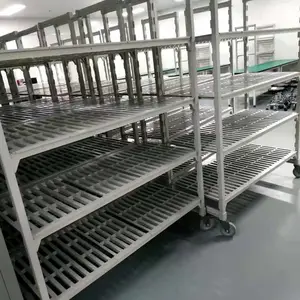 塑料环保推车、环保货架、PP推车