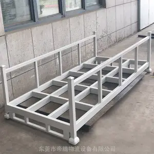 非标定制布匹 面料 纺织品 仓库货架 折叠堆垛架 四层安全堆垛