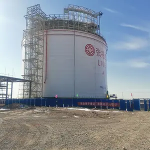 焦炉尾气液化项目 10000-20000-30000立方LNG低温全容储罐 保冷施工方案