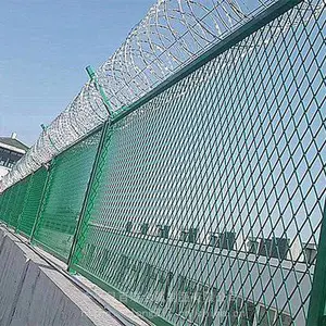 机场围栏飞机场机场围界加高围网户外加高防护网抗撞击抗拉扯