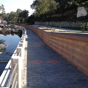 劈裂砖,装饰砌块,挡墙砖,景观砖,市政建材