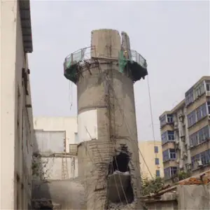 蘑菇型水塔拆除 金蜘蛛高空专业拆除经验上门提供方案设计施工