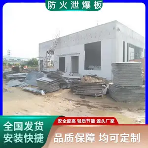 交通设施用防火泄爆板 防火泄压板 岩棉夹心防火泄爆板规格与报价