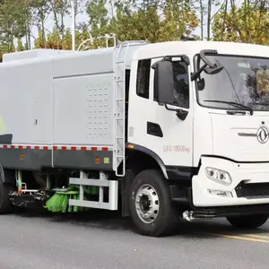 大吨位纯电洗扫车报价 东风天锦清扫车 市政道路清扫利器