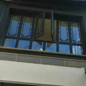 中式别墅古建四合院寺庙门窗定制厂家思卓鲁班