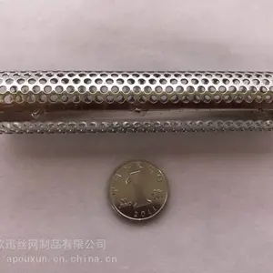 欧迅供应 冲孔管 304不锈钢圆筒冲孔管 冲孔过滤筒 消音冲孔管尺寸可定做