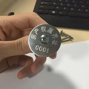 供应房产权属界标 车位地面走向牌 产权钉扣 测量标牌 车位走向钉