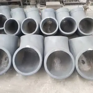 煤粉管道陶瓷弯头 双金属陶瓷弯头厂家 高铬稀土陶瓷弯头