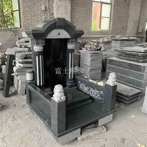 墓碑上的照片 墓碑厂家 常规青石火葬碑图片的价 抛光工艺