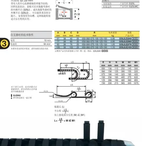 意大利 布莱围世brevetti 轻型拖链 200系列 250系列 325系列 335系列 原装进口 超耐磨 高负载 易安装 弯曲寿命≥1000万