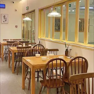 餐饮家具源头工厂,实木餐桌椅