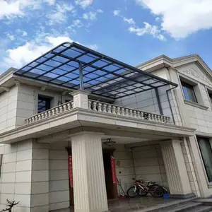 北京定制阳台遮阳雨棚 户外露台遮雨蓬 铝合金雨搭停车棚铝合金遮