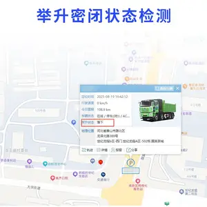 渣土车行车记录仪厢体举升密闭监测gps定位视频录像监控管理系统