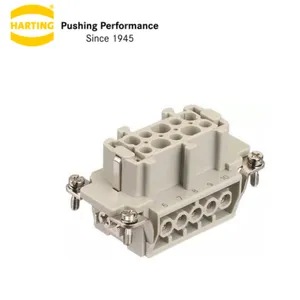 德国哈丁HARTING连接器插芯 09330102701 母头 矩形 官方正品授权