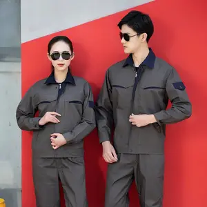 广州春秋工作服定制 汽修长袖工衣 物流秋冬工作服 白云区工装定做