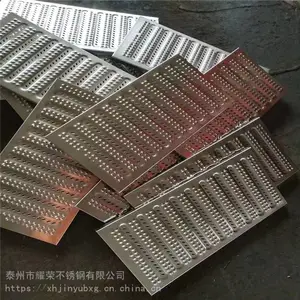 支持定制 雨水篦子生产厂家 不锈钢地漏 斜柳叶款