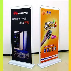 铁质门型展架 便携是展具 加厚海报纸画面 场景应用广泛