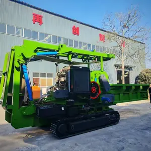 金诺履带式木材破碎机圆木头破碎机树根树桩破碎机建筑模版粉碎机