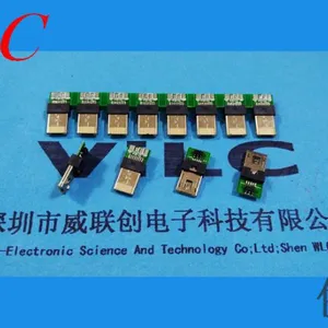 MICRO+iPhone二合一苹安公头-苹果手机+安卓手机充电头 威联创