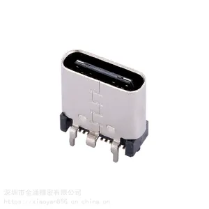 USB������TYPE-Cĸ��24Pinֱ��ʽ180����ʽ��Ƭ�ĽŲ��10.0