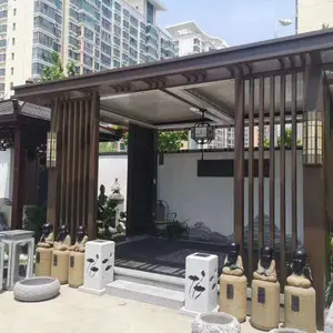 外墙面小区廊架铝单板 售楼处通道廊架铝板