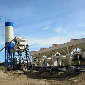 科瑞hzs50型搅拌站 工程搅拌站 水泥搅拌站