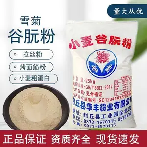 雪菊谷朊粉厂家 小麦蛋白粉 面筋粉 用于食品加工